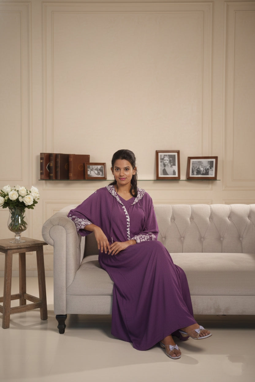 Meher-e-Noor - Embroidered Indo-Western Dress