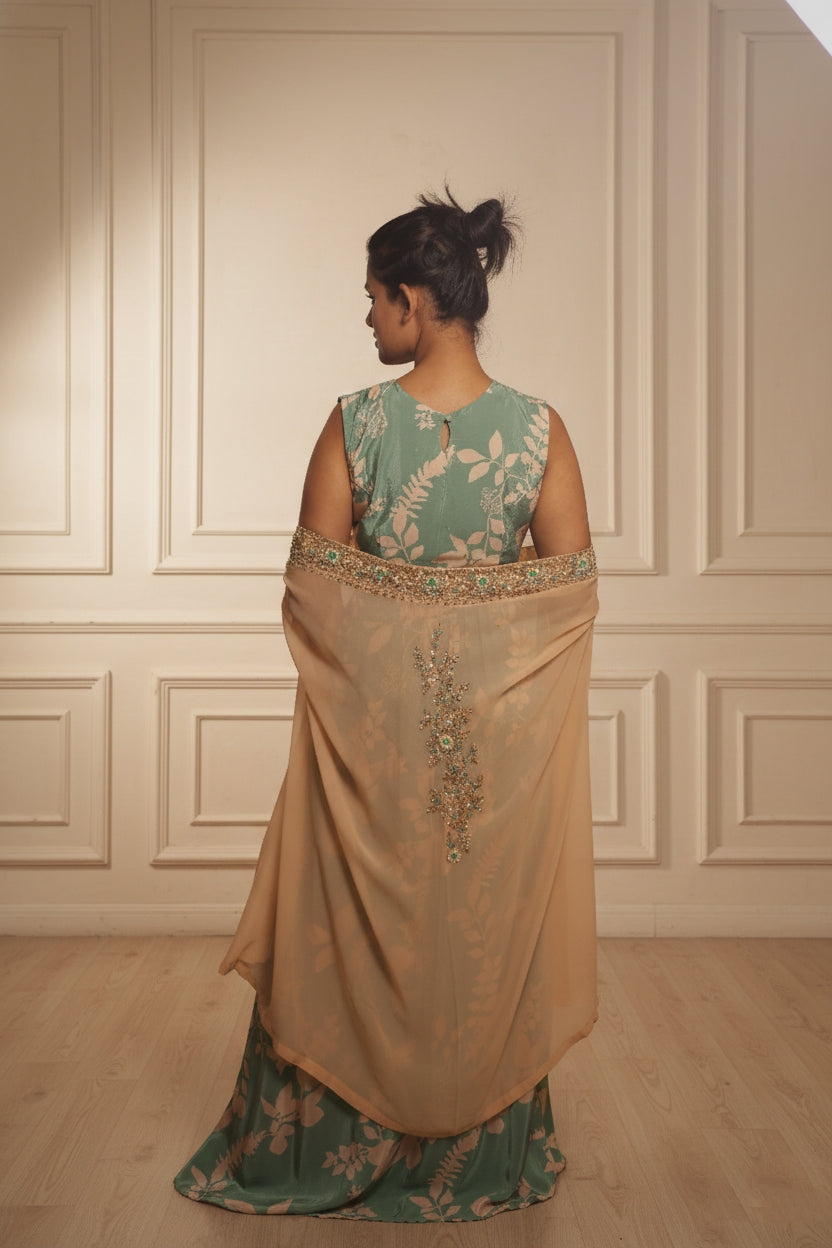 Meher-e-Noor - Floral Print Co-Ord Set