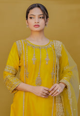 Sunshine Yellow Pakistani Suit