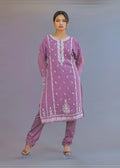 Straight embroidered kurta