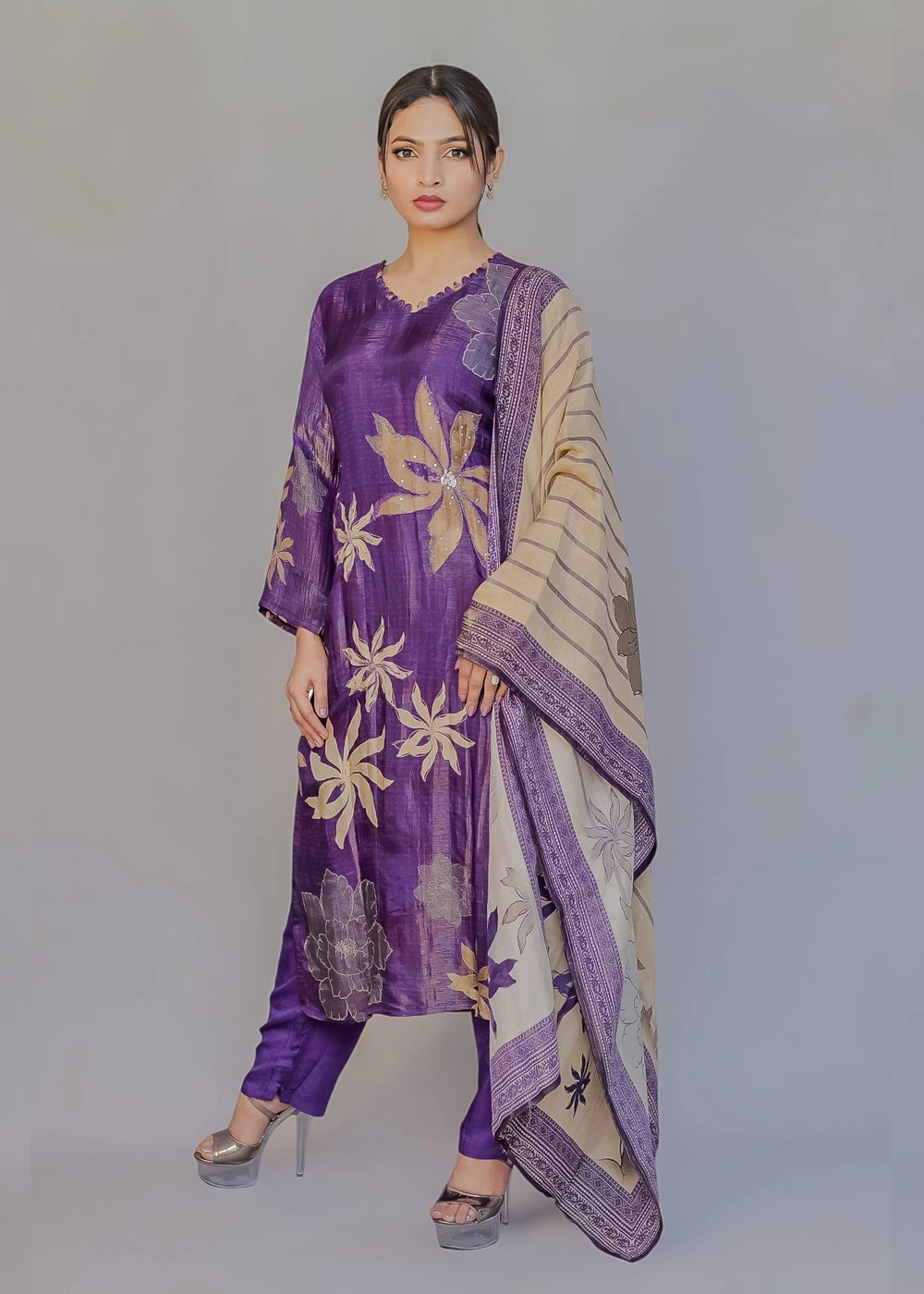 Printed straight kurta