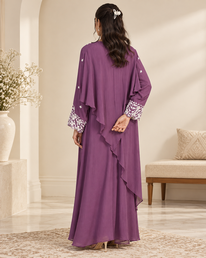 Meher-e-Noor - Embroidered Indo-Western Dress
