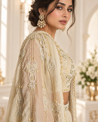 Meher-e-Noor - Luxe Embellished Drape Set