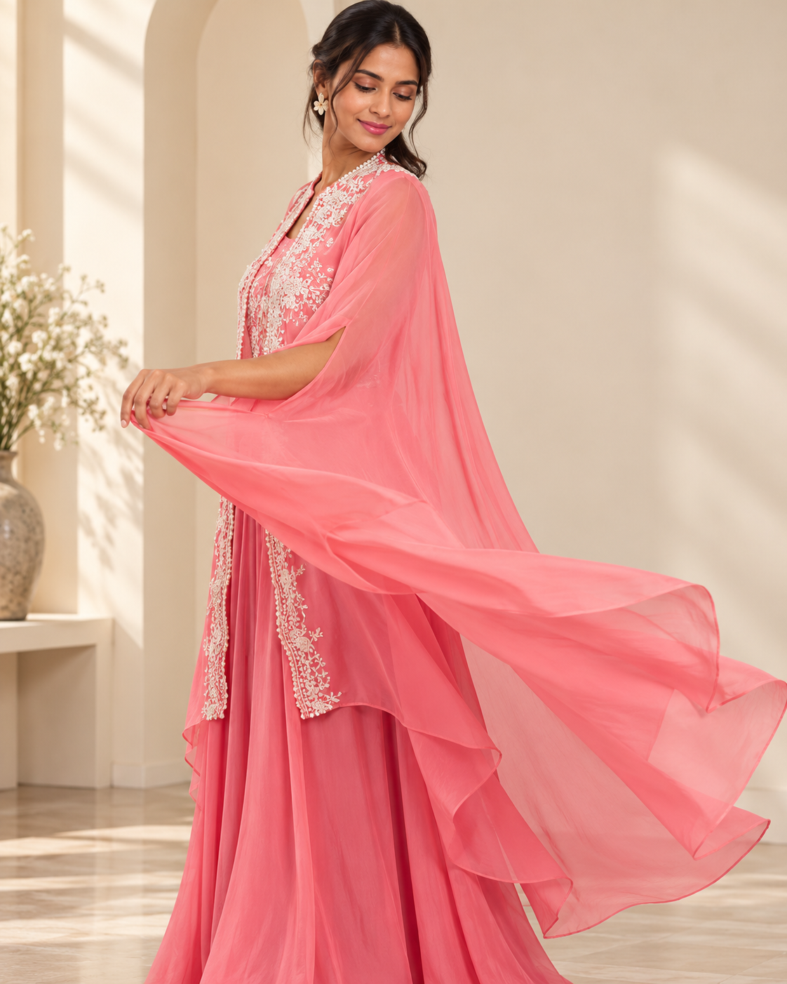 Meher-e-Noor – Rosé Sharara Ensemble