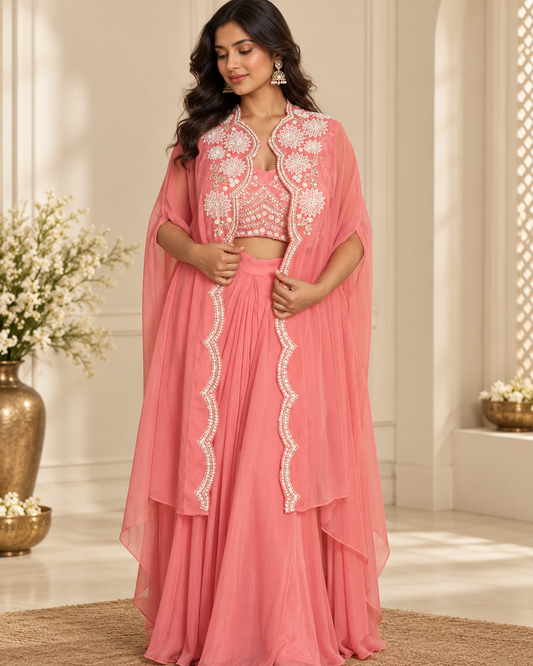 Meher-e-Noor – Rosé Sharara Ensemble