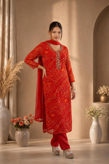 Noor-e-Rubab – Golden Embroidered Suit