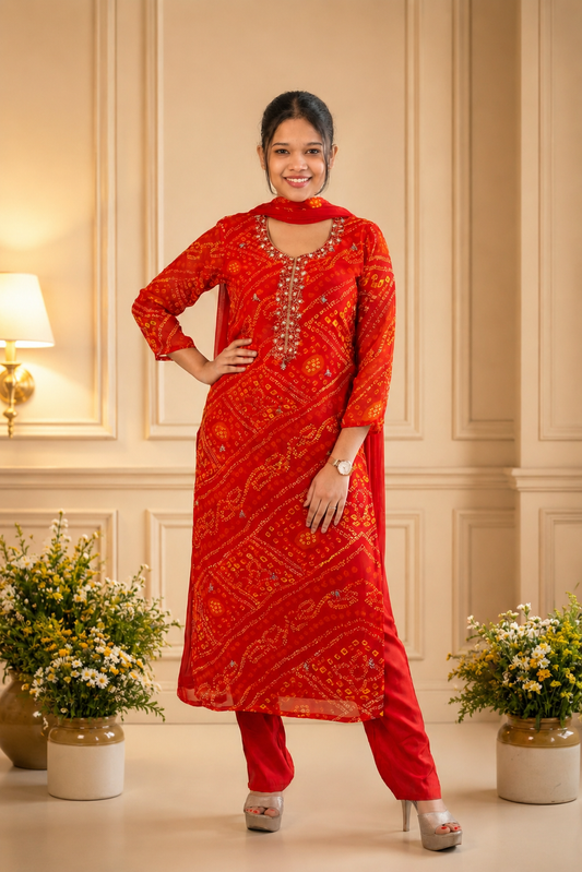 Noor-e-Rubab – Golden Embroidered Suit