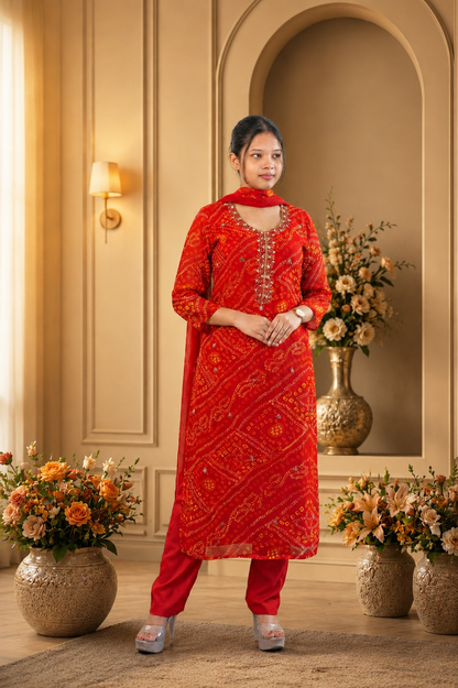 Noor-e-Rubab – Golden Embroidered Suit