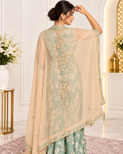 Meher-e-Noor - Floral Print Co-Ord Set