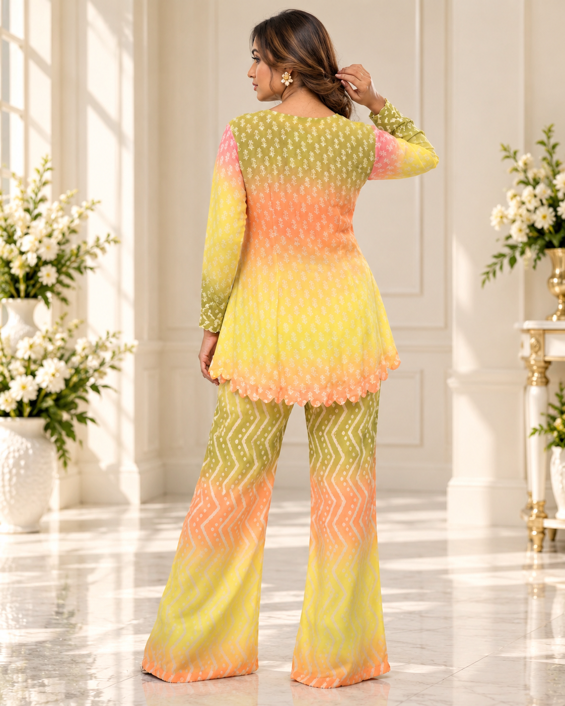 Meher-e-Noor - Peplum Indo-Western Set