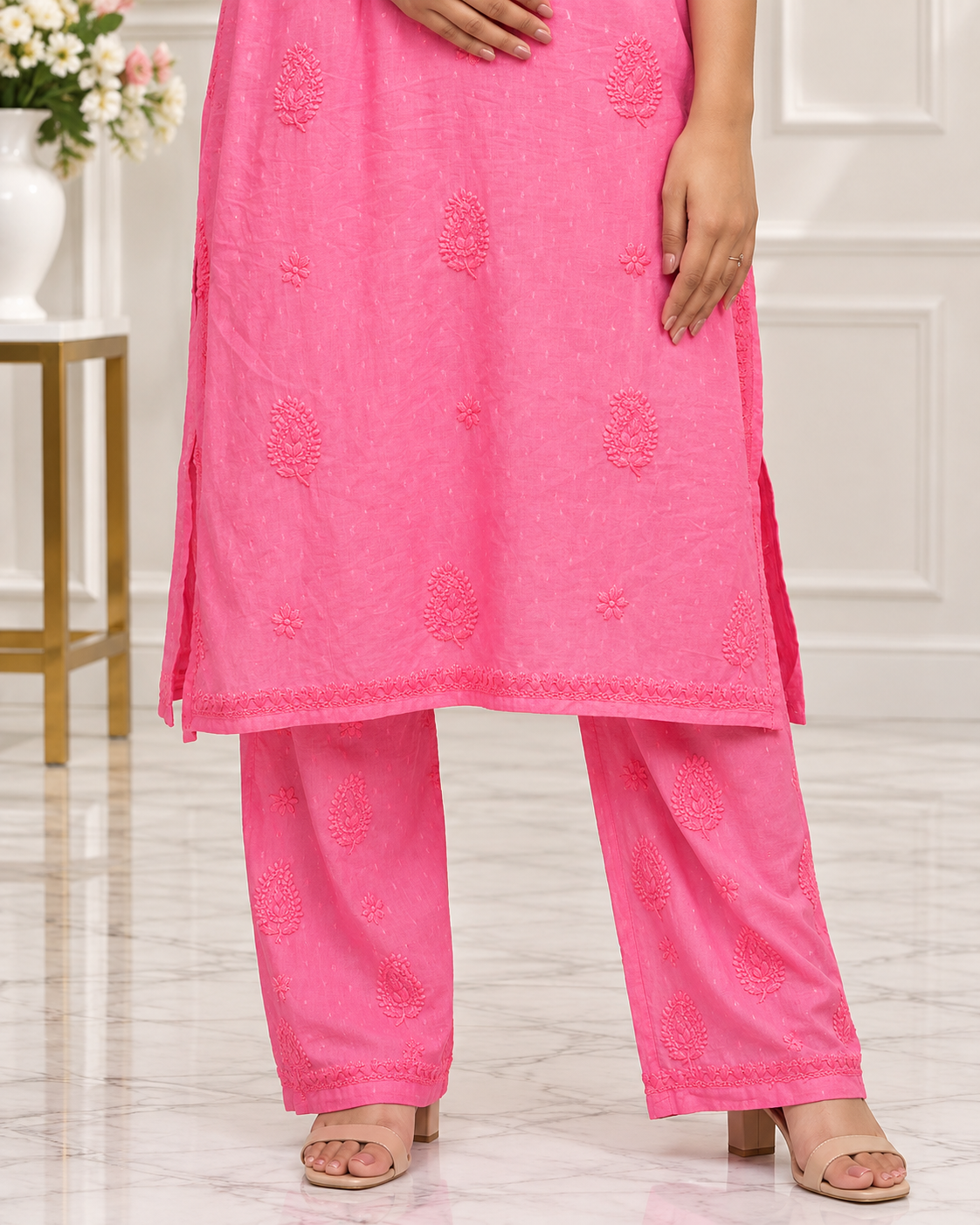 Noor-e-Lucknow - Chikankari Cami Kurta Set