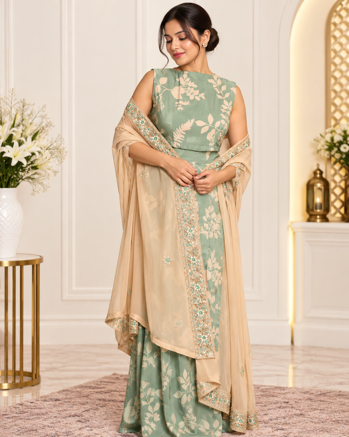 Meher-e-Noor - Floral Print Co-Ord Set