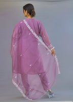 Straight embroidered kurta