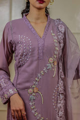 Georgette Embroidered Suit
