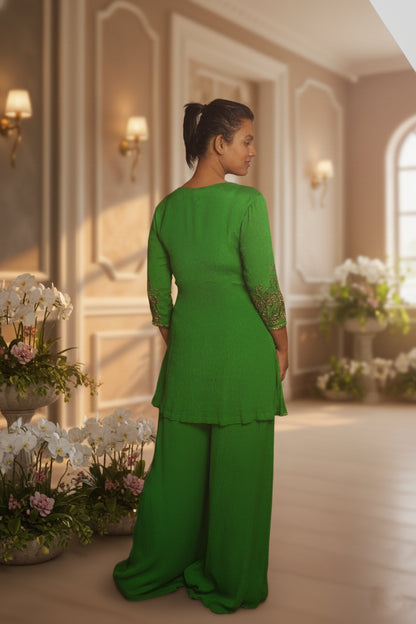 Green Sharara Suit