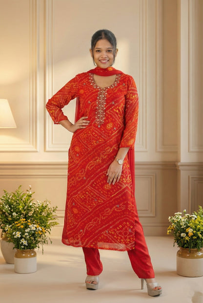 Red Bandhej