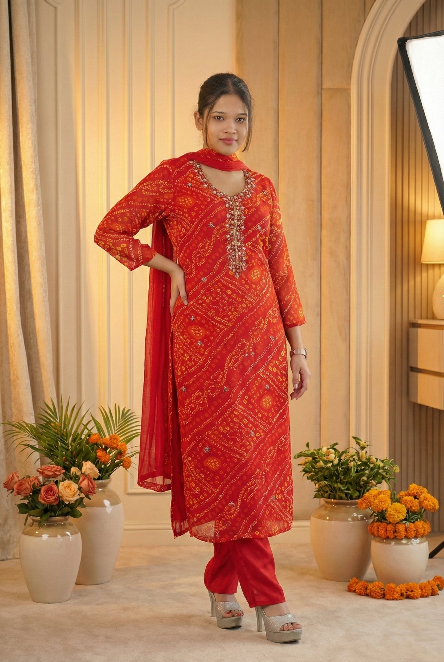 Red Bandhej