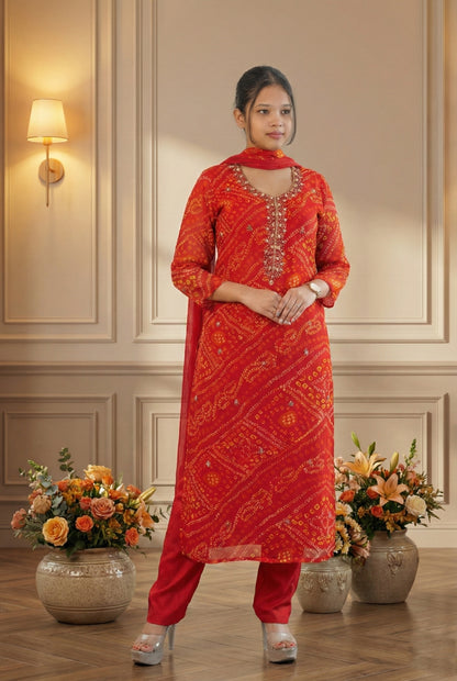 Red Bandhej