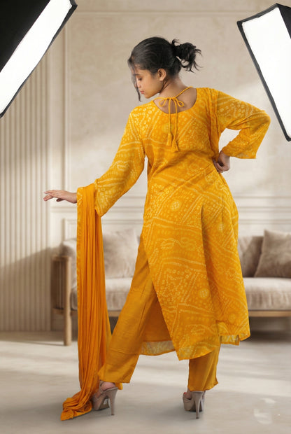 Yellow Bandhej