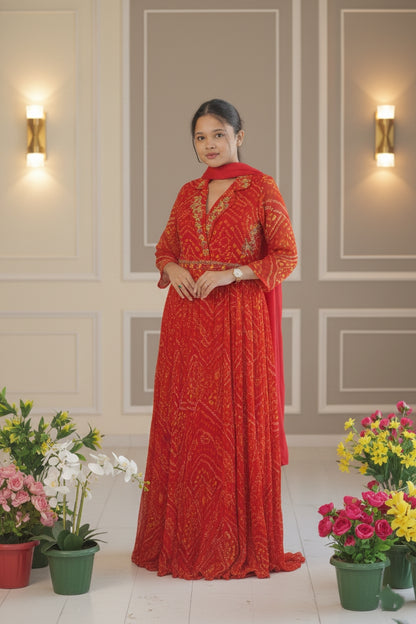 Orange Bandhej