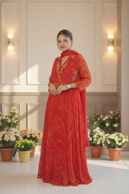 Orange Bandhej