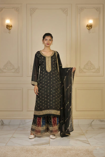 Green Sharara Suit