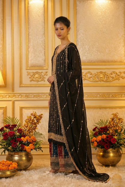 Green Sharara Suit