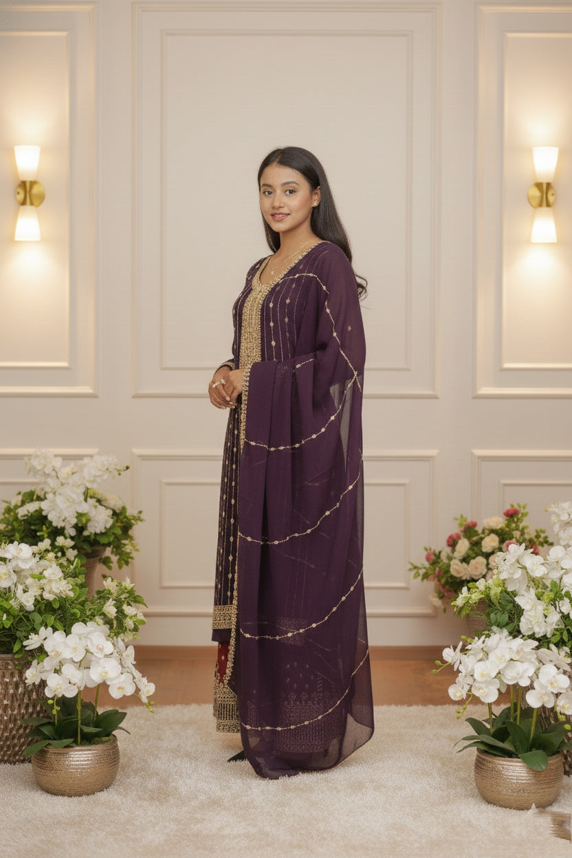 Violet Sharara Suit