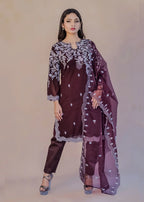 Embroidered straight kurta