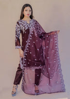 Embroidered straight kurta