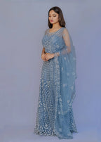 Embroidered sleeveless blouse (choli)