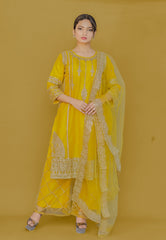 Sunshine Yellow Pakistani Suit
