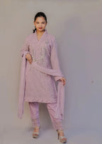 Embroidered straight kurta