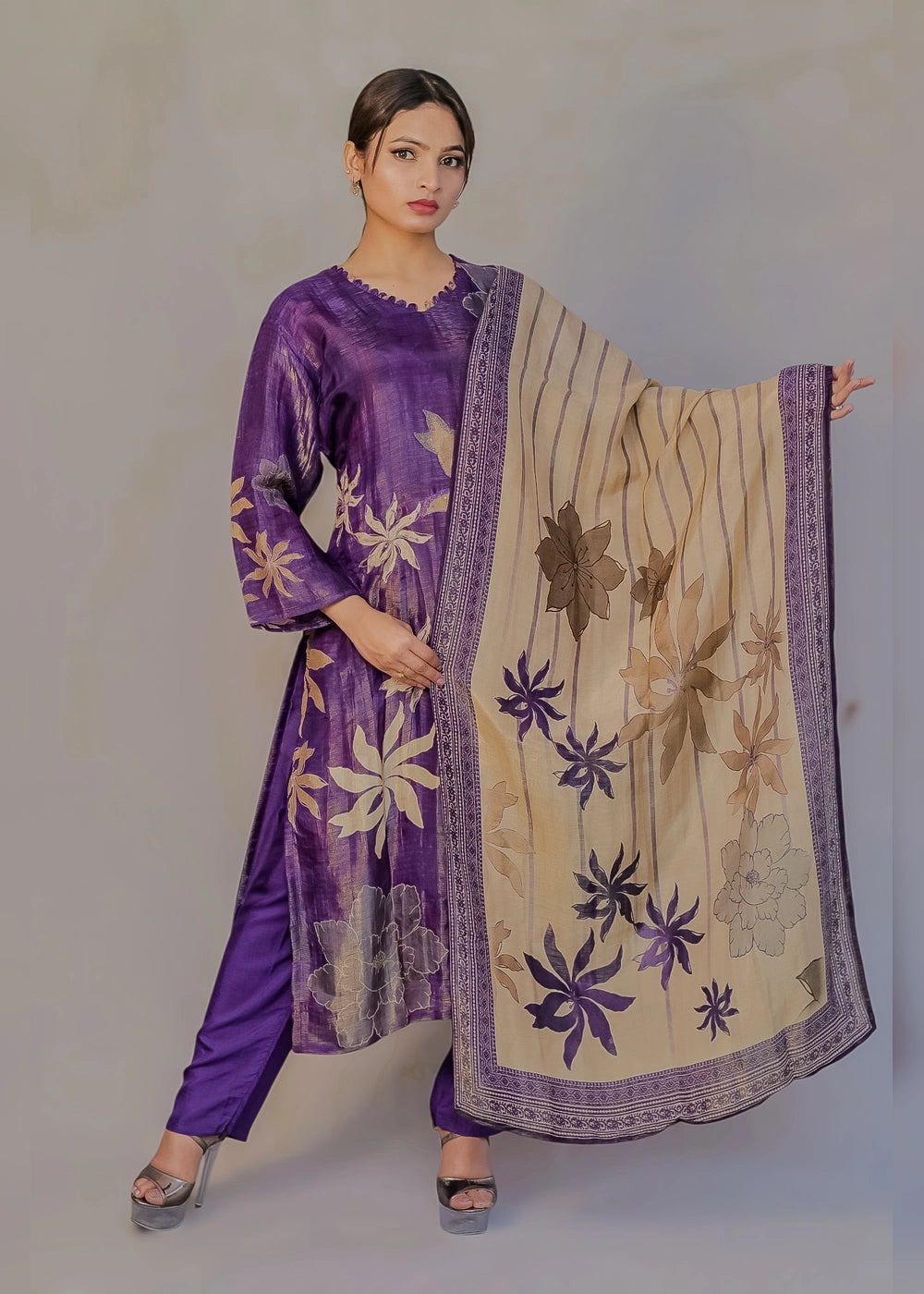 Printed straight kurta