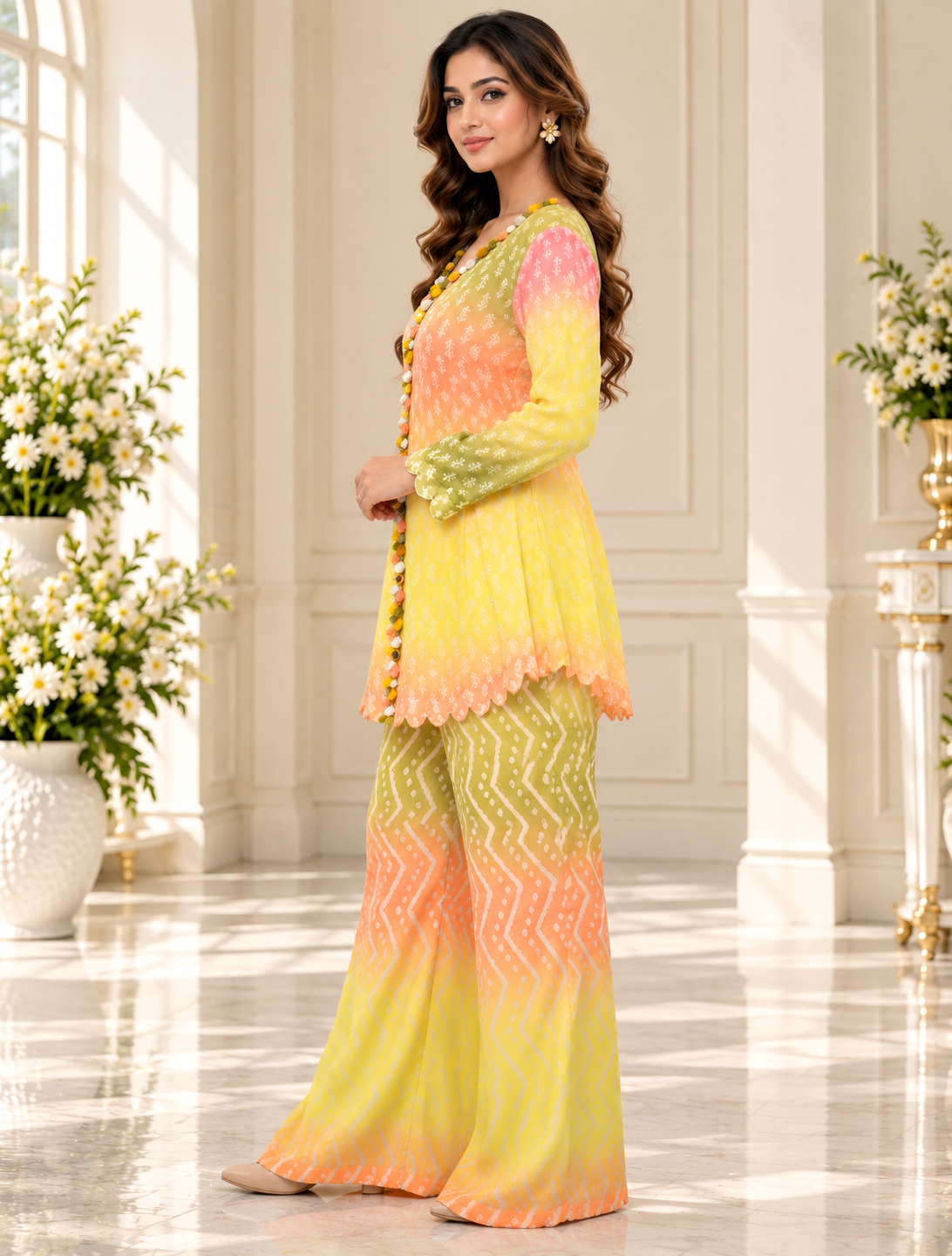 Meher-e-Noor - Peplum Indo-Western Set