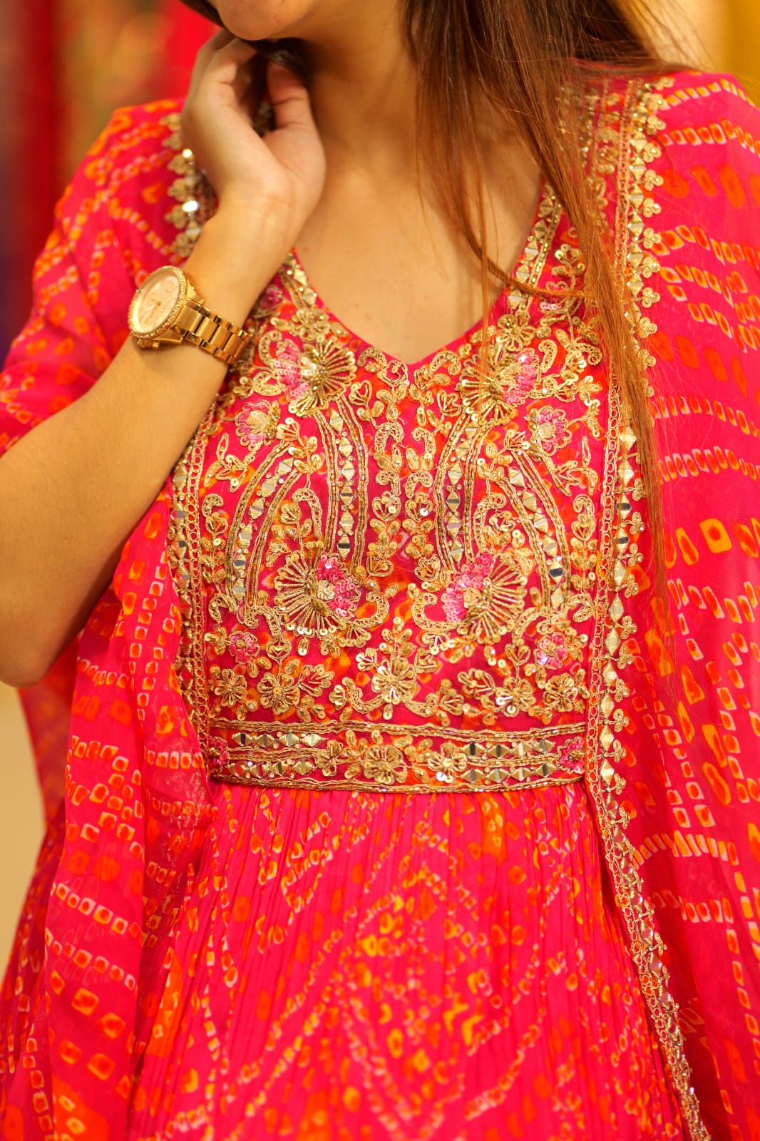 Noor-e-Rubab – Embroidered Cape Gown