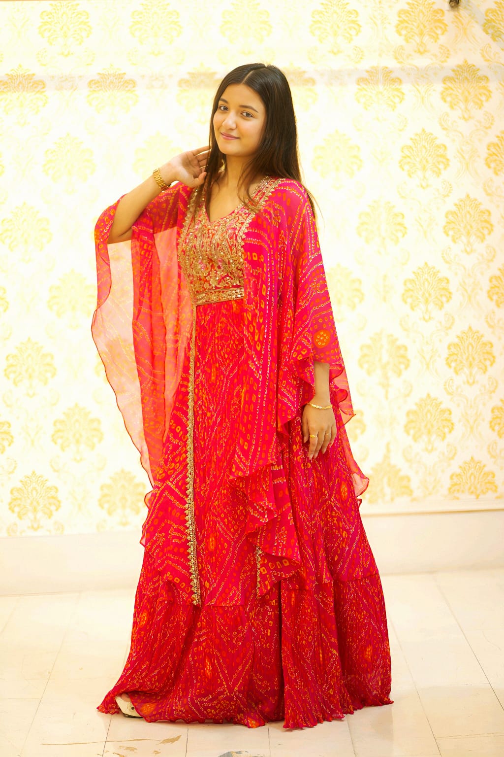 Noor-e-Rubab – Embroidered Cape Gown